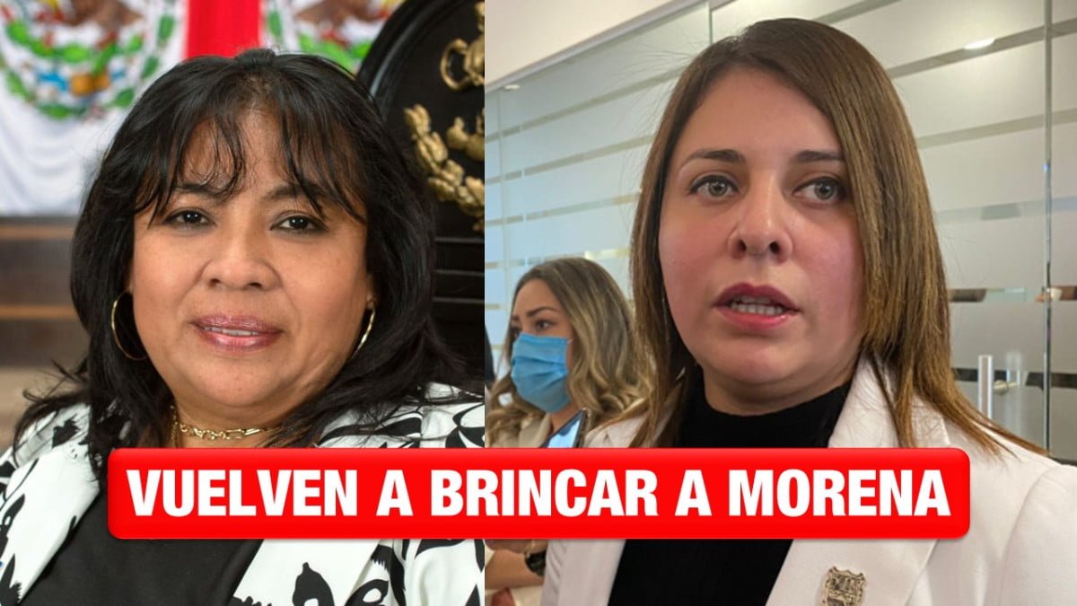Diputadas brincan de regreso a bancada de MORENA