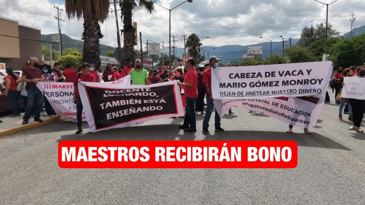 Recibirán maestros pago del “Bono Bienestar”.