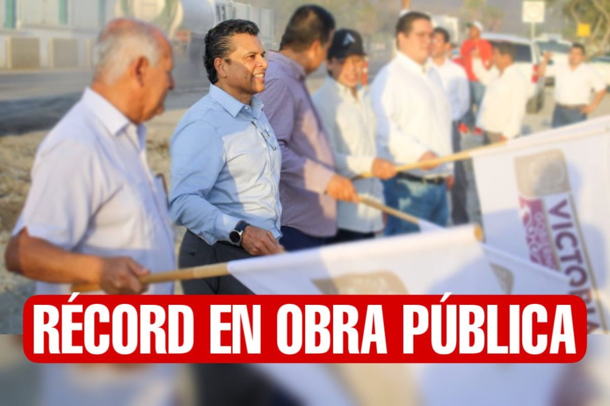 Gobierno de Lalo Gattás rompe récord de inversión en obra pública.