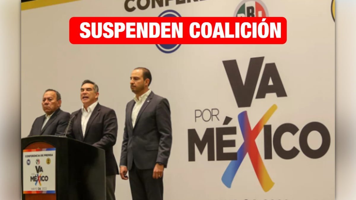 Suspenden PAN y PRD temporalmente coalición con el PRI.