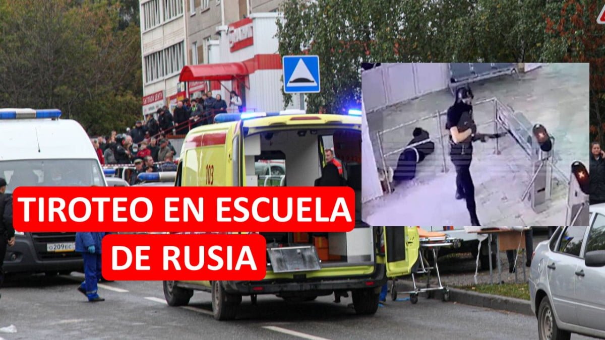 Aumentan a 13 muertos por tiroteo en escuela de Rusia