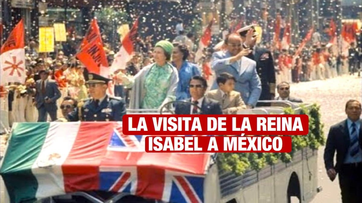 Cuando la Reina Isabel II visitó México, comió recalentado y bailó »La cucaracha»
