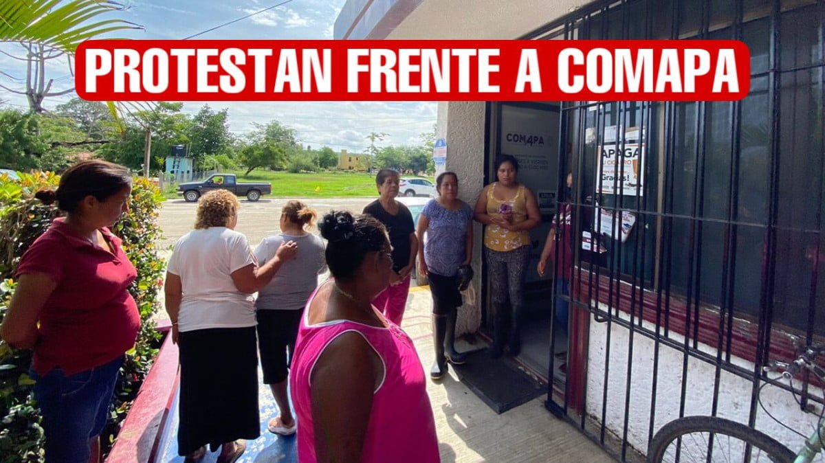 Vecinos de Villa Cuauhtémoc toman instalaciones de COMAPA