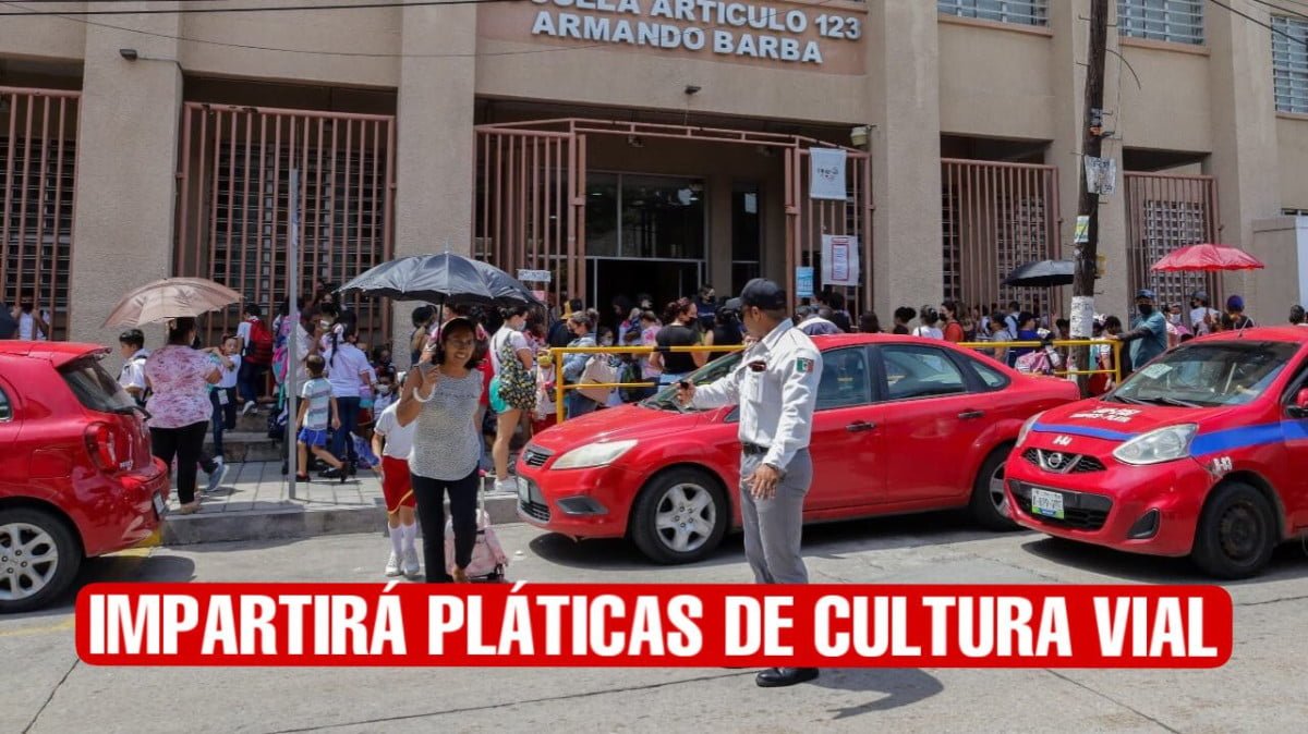 Impartirá Tránsito de Ciudad Madero pláticas en escuelas sobre Cultura Vial