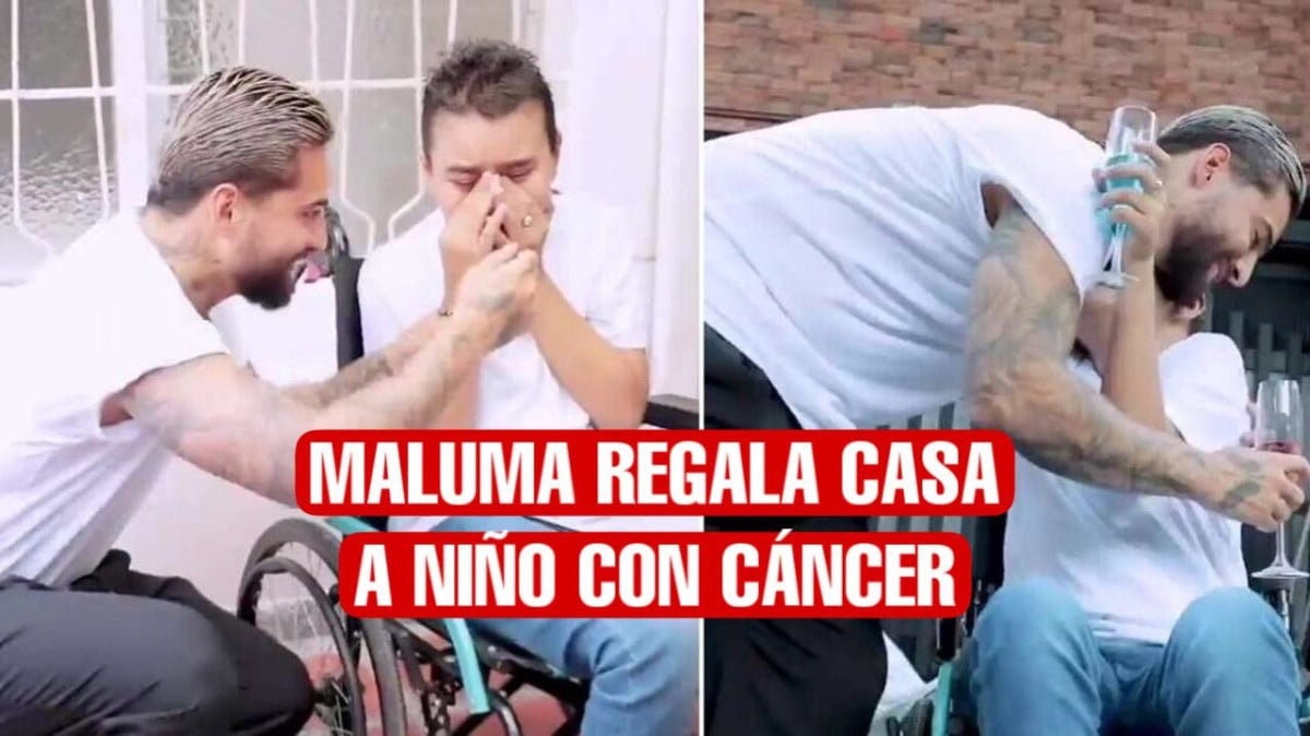 “Los sueños se hacen realidad”; Maluma regala casa a niño con cáncer