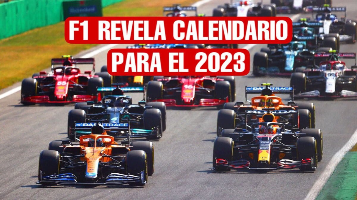 F1 publica calendario para el 2023; se esperan grandes premios