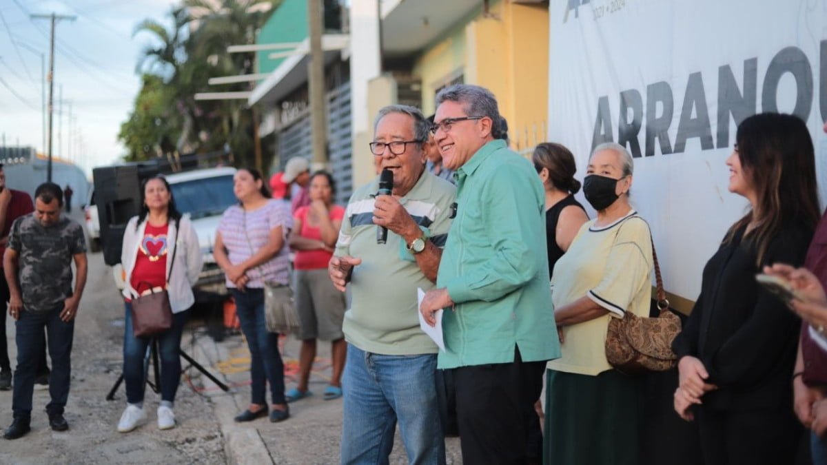 Con obras de pavimentación se transforma el municipio de Altamira