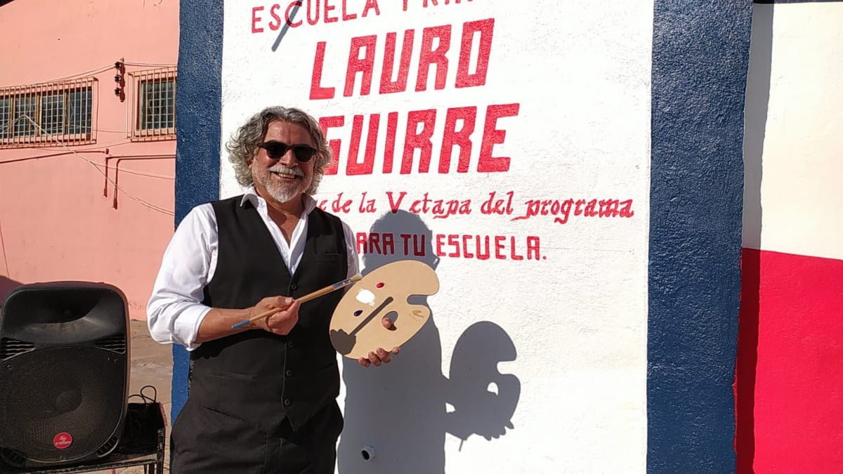 Promueven arte de la pintura en primarias a través de murales
