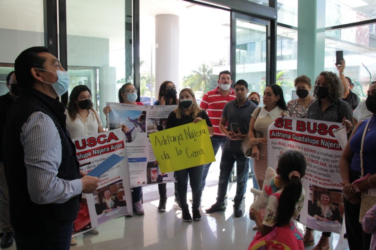 Protestan en Tampico contra agencia de viajes fraudulenta