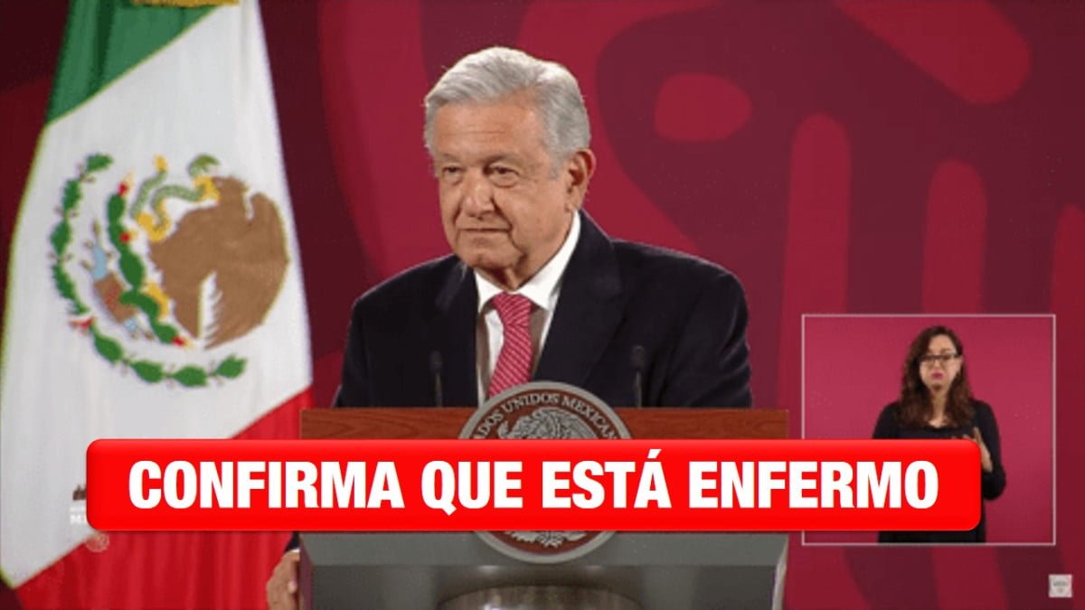 Confirma AMLO que está enfermo, tras «hackeo» a la Sedena