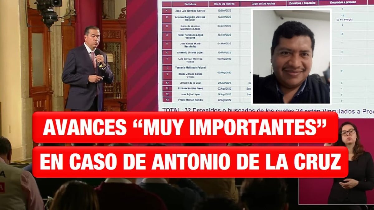 Avances “muy importantes” en el caso del asesinato de Antonio de la Cruz