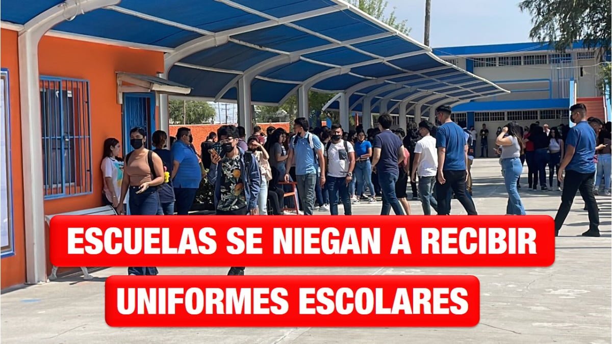 Escuelas se niegan a recibir uniformes escolares
