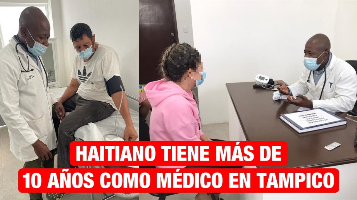 Médico haitiano atiende por más de una década en estación Migratoria de Tampico