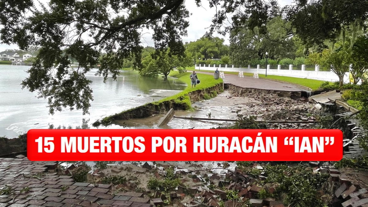 Cifras preliminares elevan a 15 los muertos a causa de Ian en Florida, según medios