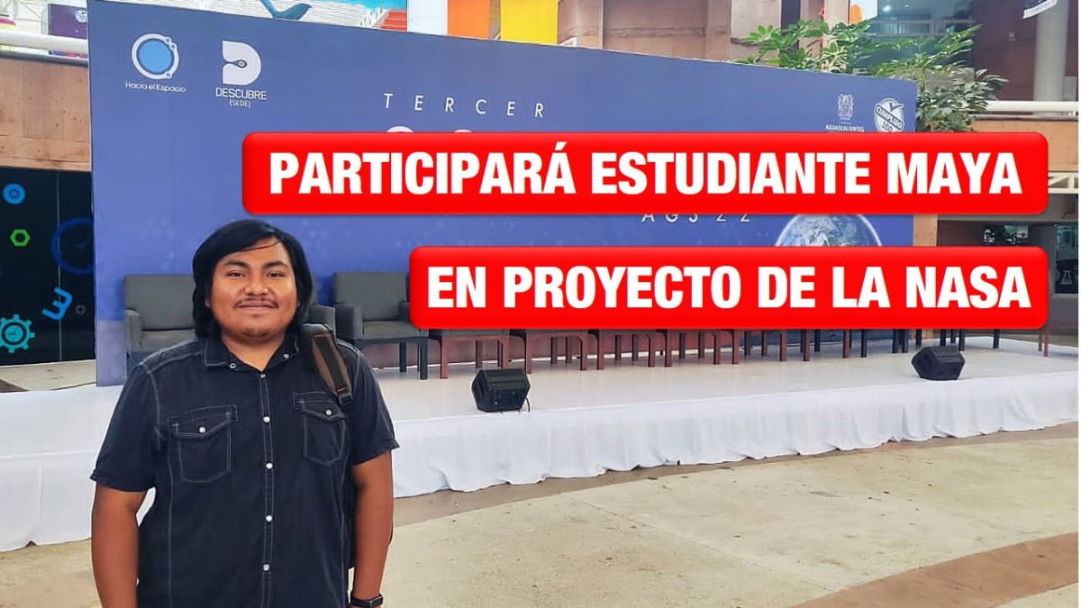 Estudiante mexicano de origen maya participará en proyecto Dragonfly de la NASA