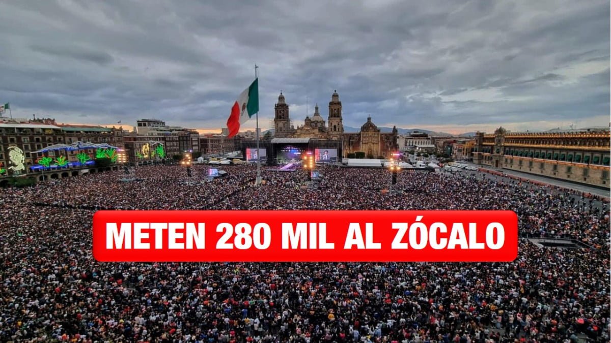 Grupo Firme rompe récord en el Zócalo: reúnen a 280 mil personas