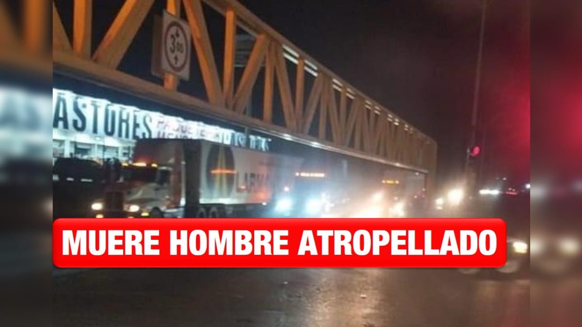Muere un hombre tras ser atropellado en carretera