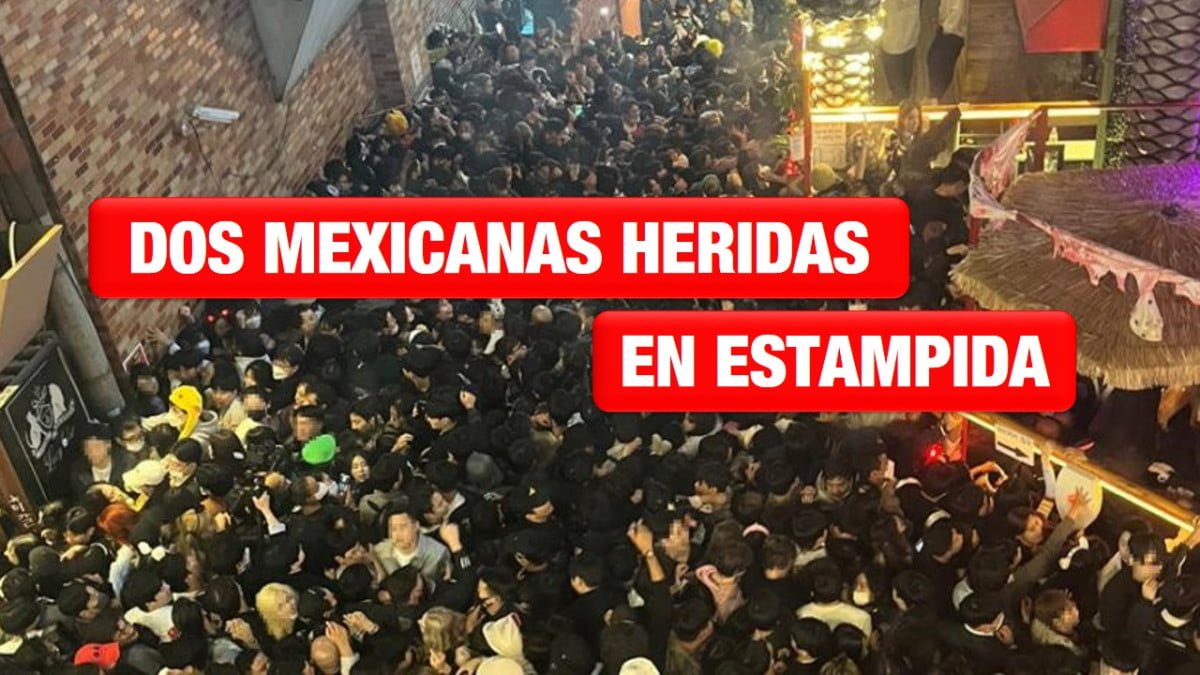Dos mexicanas resultan heridas en estampida durante Halloween en Seúl