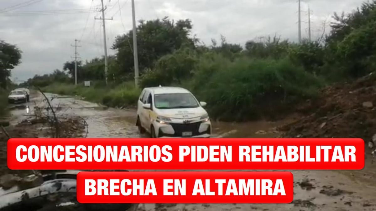 Concesionarios de la ruta Zapata Altamira por Arboledas piden rehabilitar una brecha