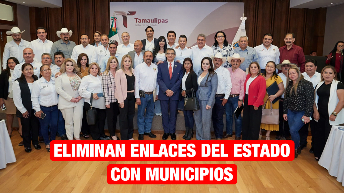 Eliminan enlaces del gobierno del estado con municipios