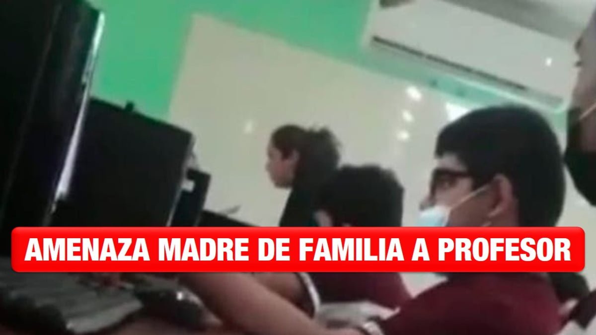Amenaza madre de familia a Profesor en Altamira