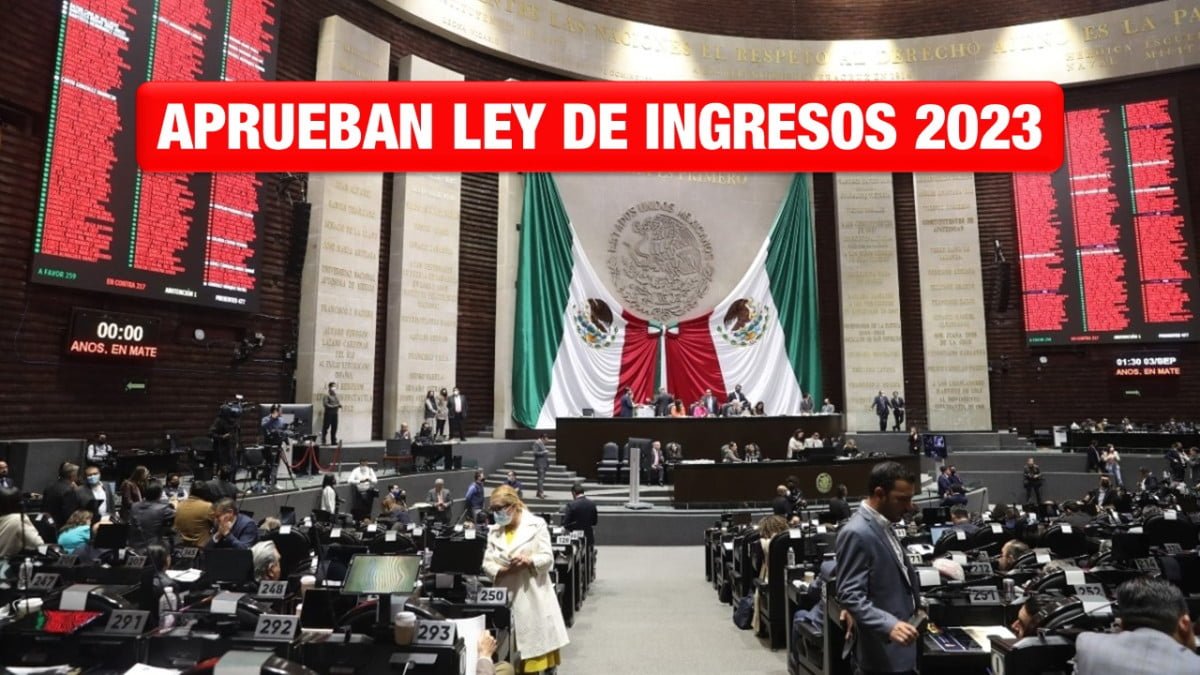 Diputados aprueban la Ley de Ingresos de la Federación del 2023