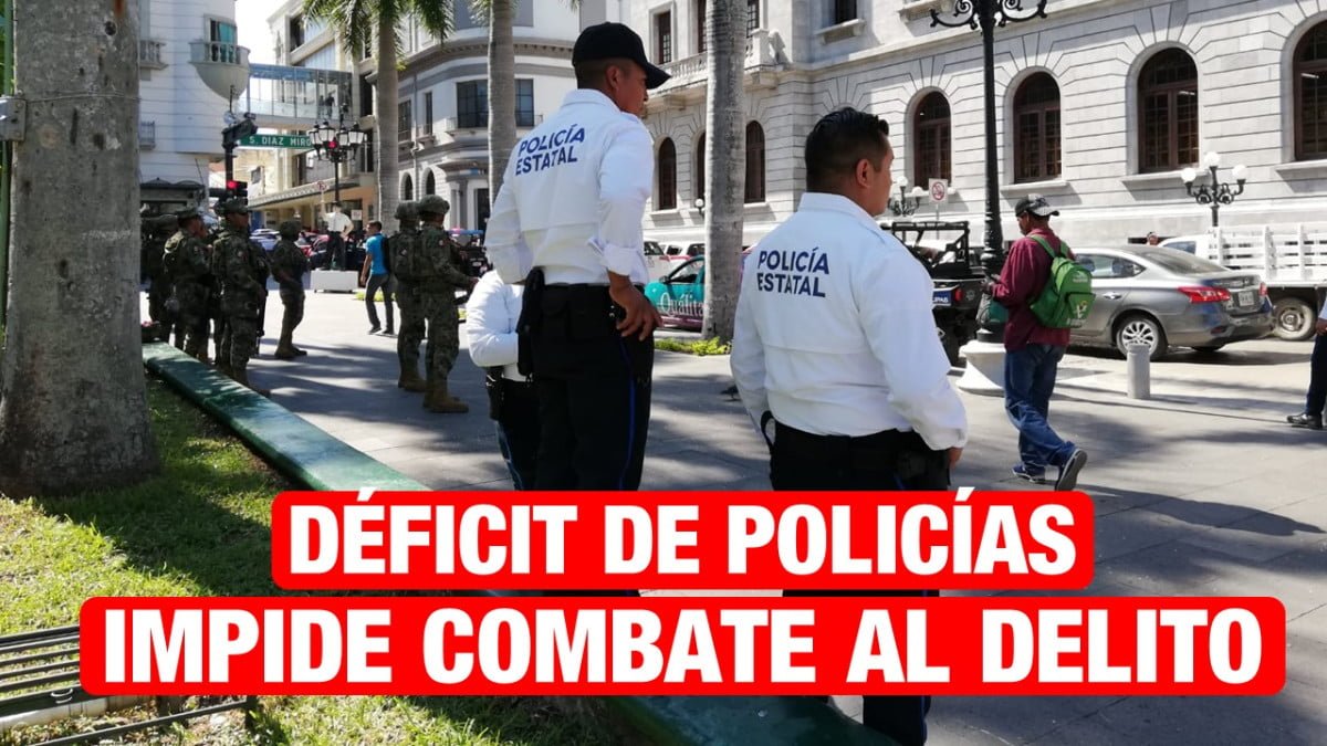 Déficit en parque vehicular y policías impide el combate a delitos del fuero común.