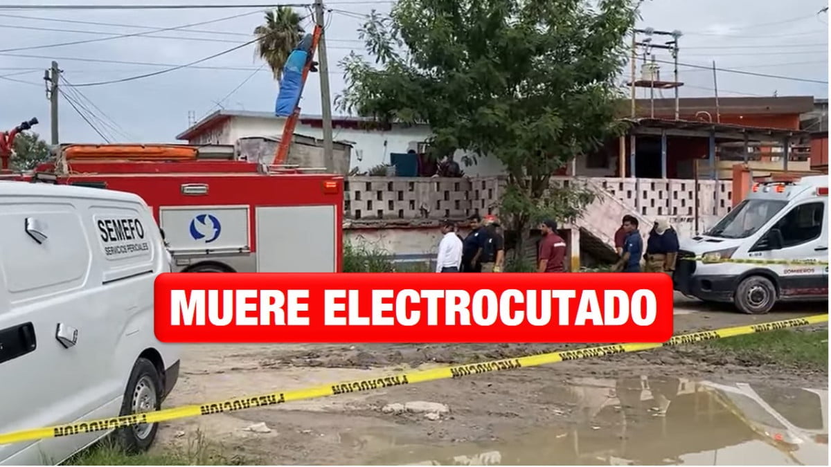 Hombre muere electrocutado