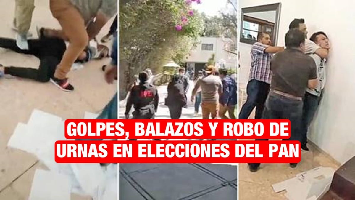 Golpes y arrastradas, así se vivieron las elecciones internas del PAN en CDMX