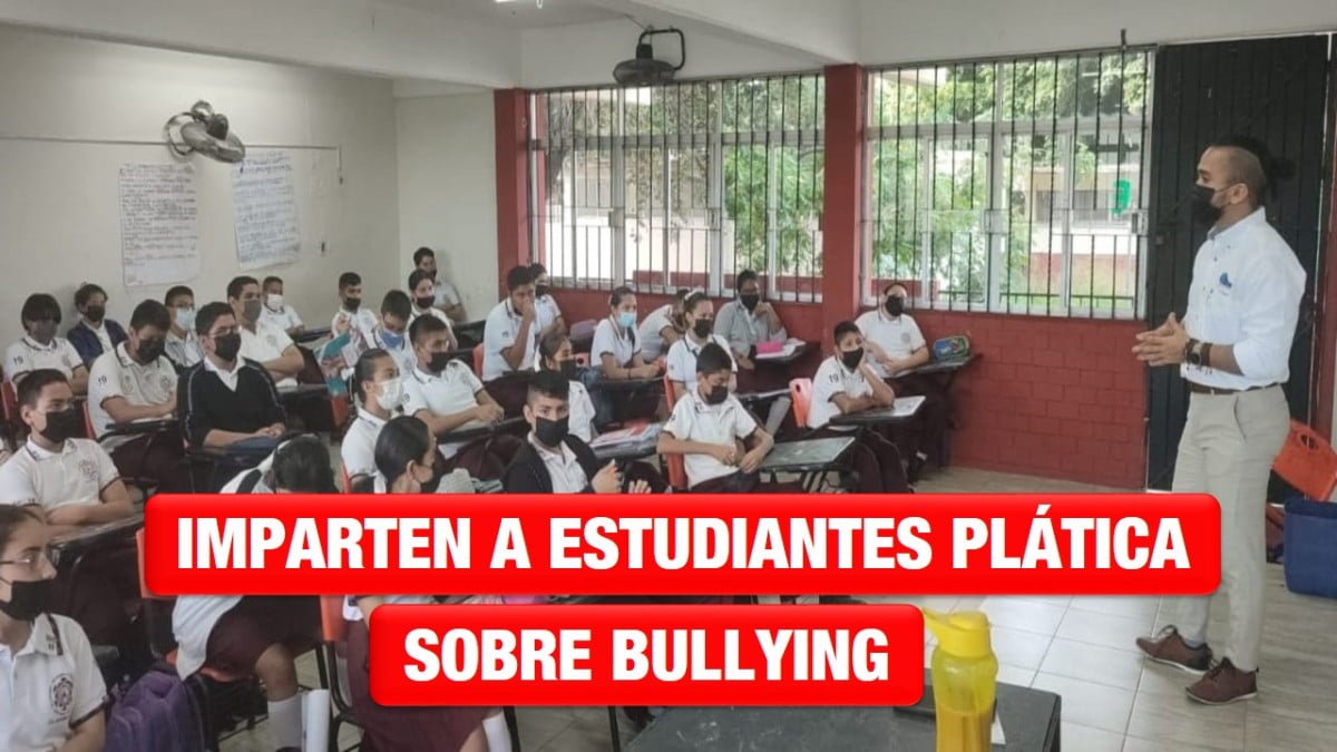 Reciben plática sobre el Bullying estudiantes de Ciudad Madero