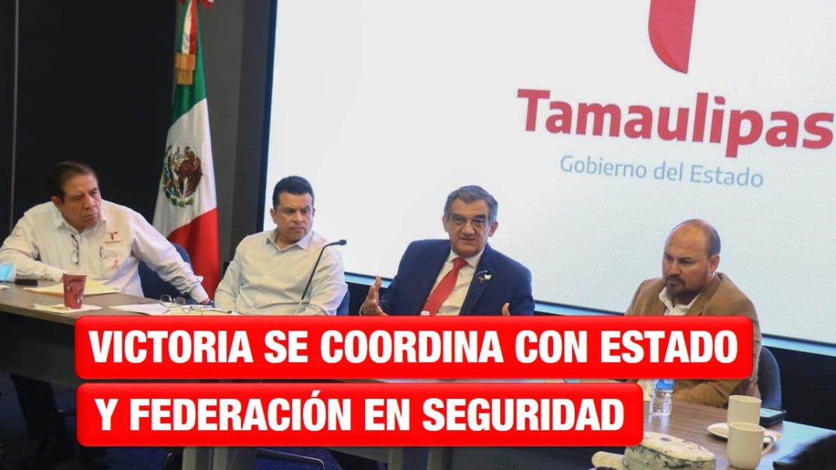 Victoria se coordina con Estado y Federación en seguridad