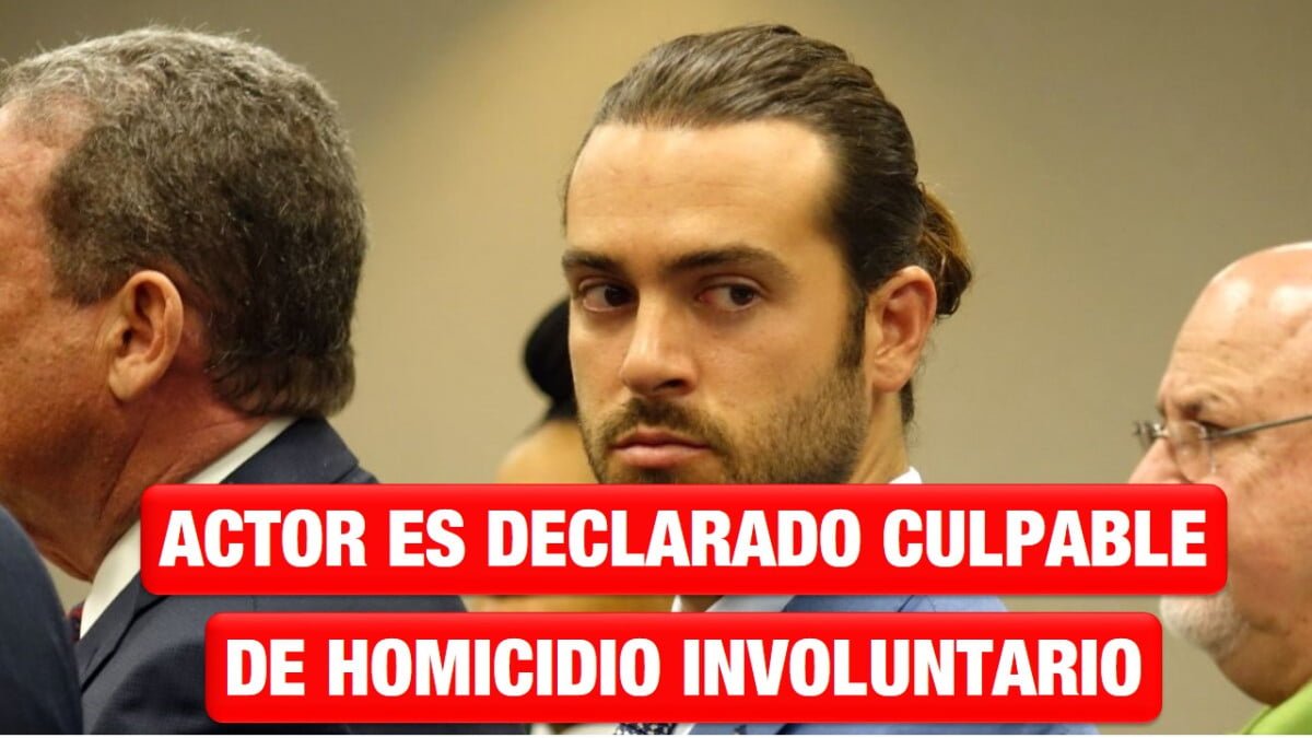Actor Pablo Lyle declarado culpable de homicidio involuntario