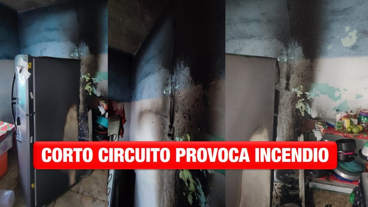Corto circuito provoca incendio en vivienda de Tampico