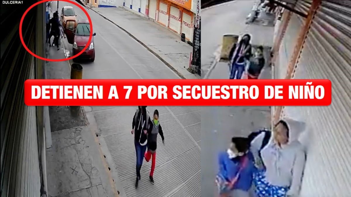 Detienen a 7 por secuestro de niño en Huehuetoca