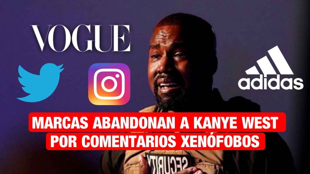 Marcas dejan de trabajar con Kanye West por comentarios xenofóbicos