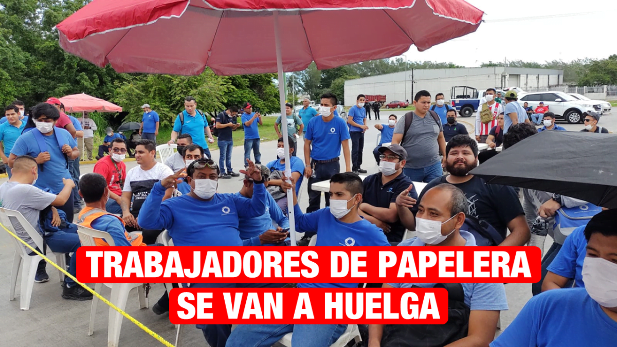 Se van a huelga trabajadores de papelera en Altamira