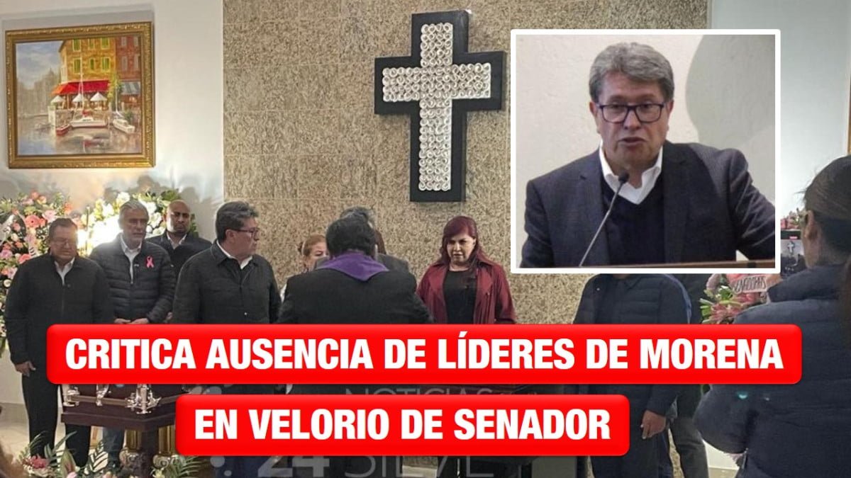 Pide Ricardo Monreal no «zopilotear»; criticó la ausencia de líderes de Morena en velorio de senador