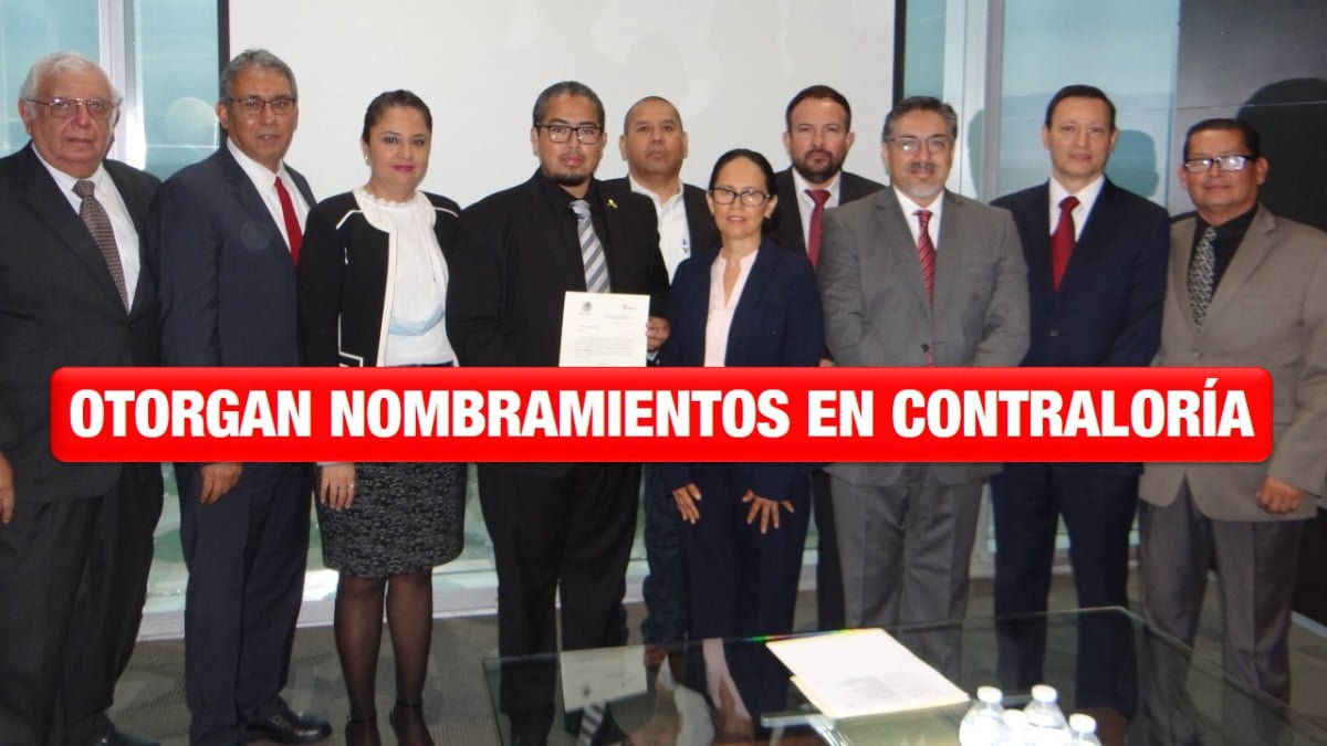 Personal capacitado se integra a la Contraloría Estatal