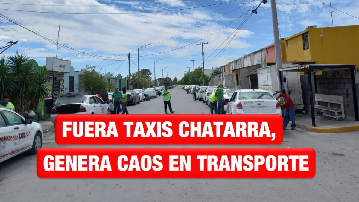 Sacan de circulación taxis chatarras y paralizan a la ciudadanía