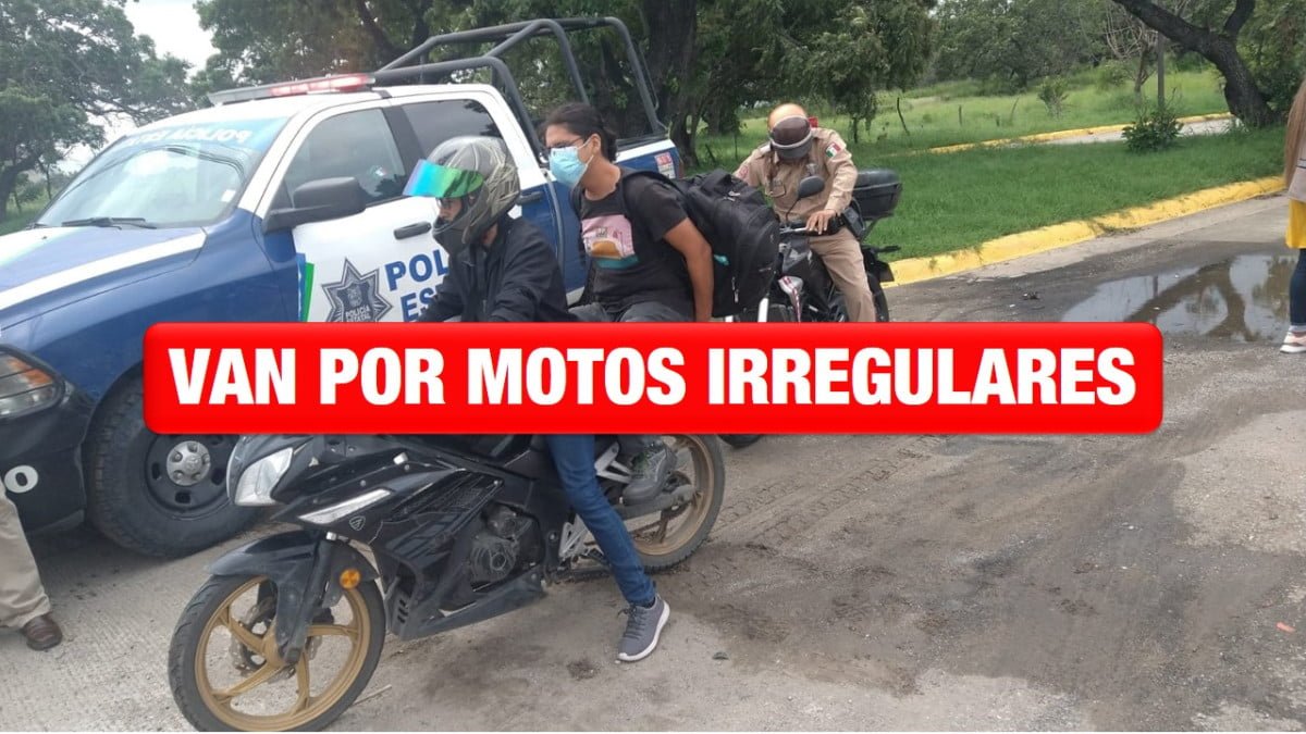 En Altamira van contra motos irregulares