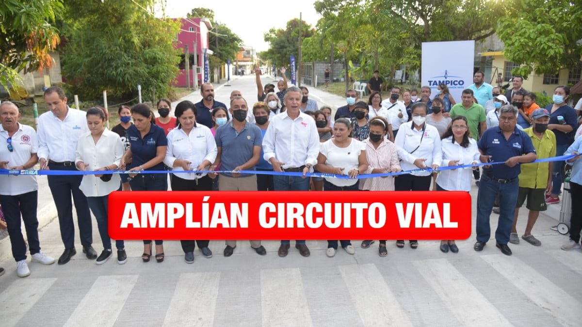 Amplía Chucho Nader Circuito Vial en el Sector Tancol