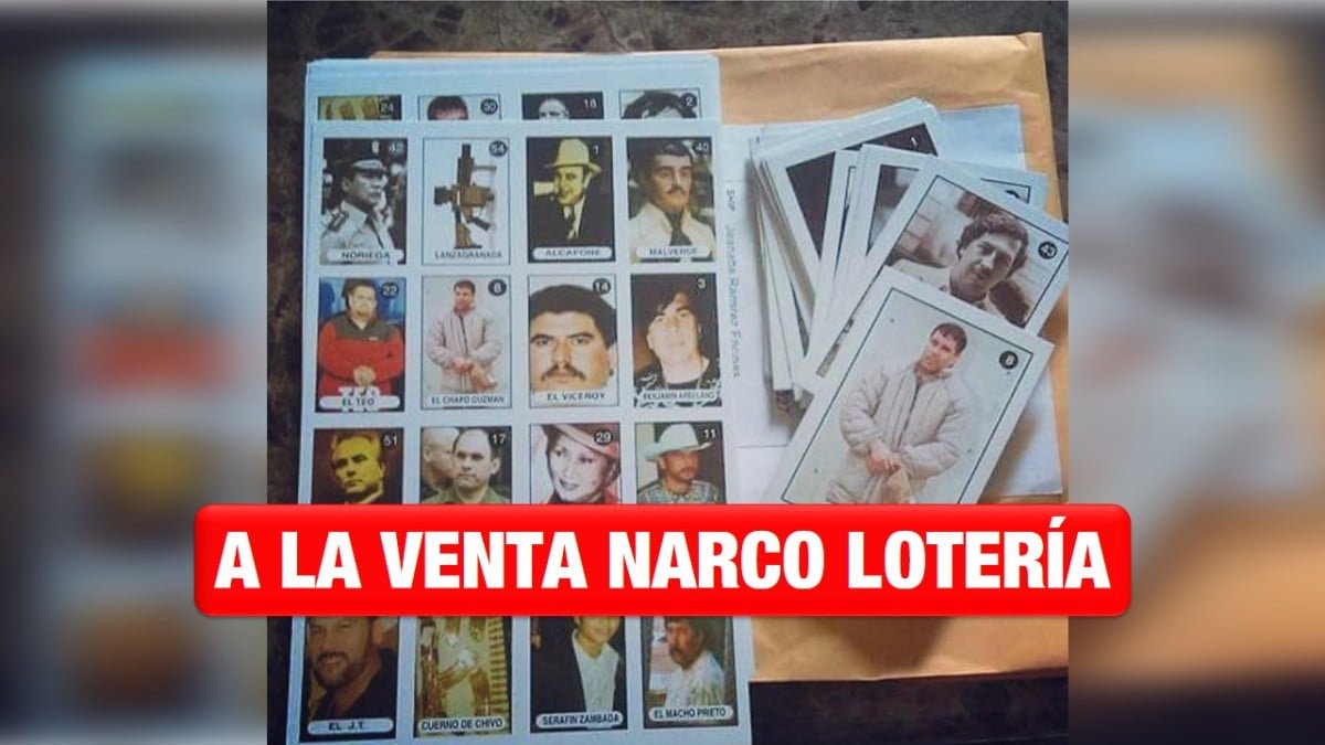 A la venta narco lotería