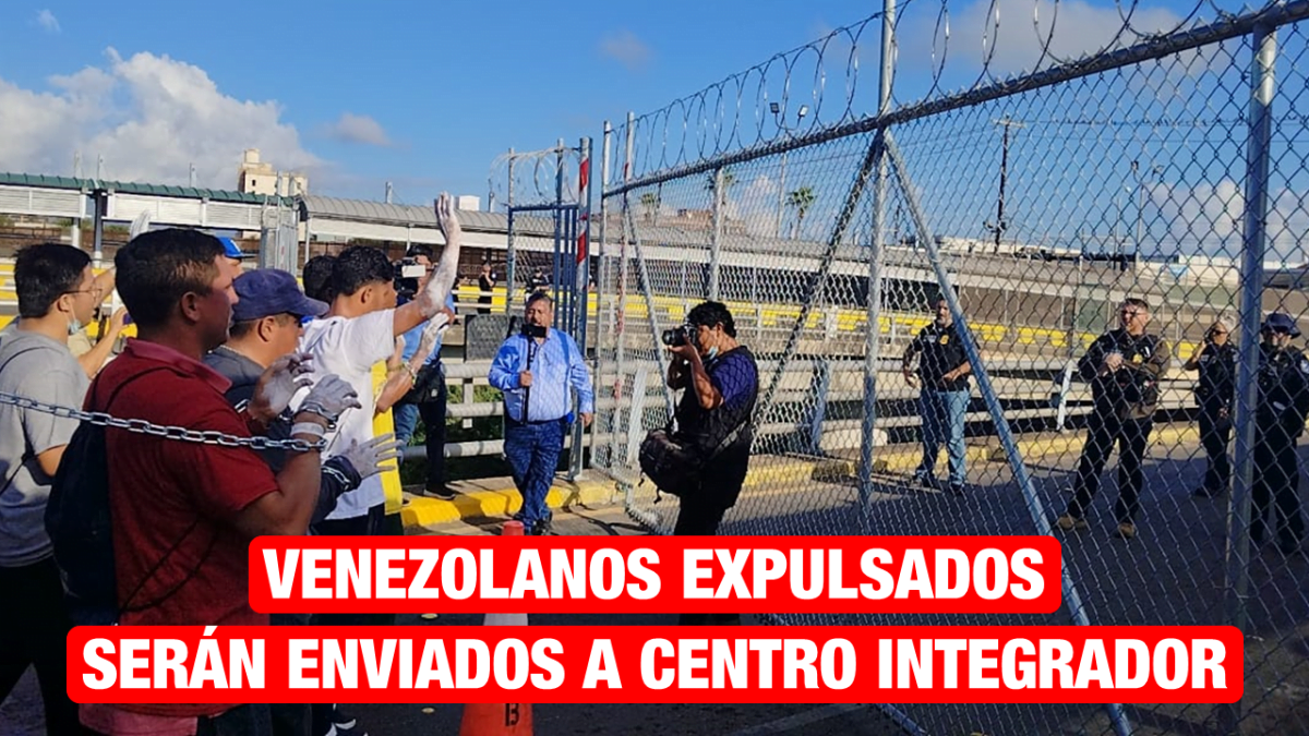 Venezolanos expulsados serán enviados a Centro Integrador