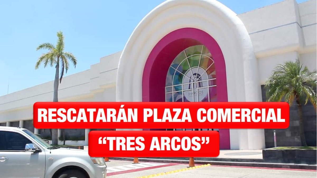 Van al rescate de plaza comercial Tres Arcos en Tampico