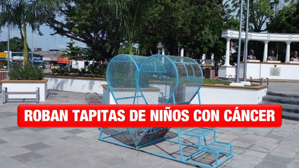 Roban tapitas para niños con cáncer en Altamira; Movimiento Benito tomará acciones.