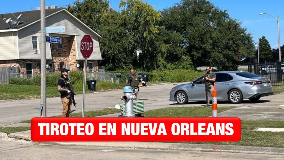 Reportan tiroteo en Nueva Orleans