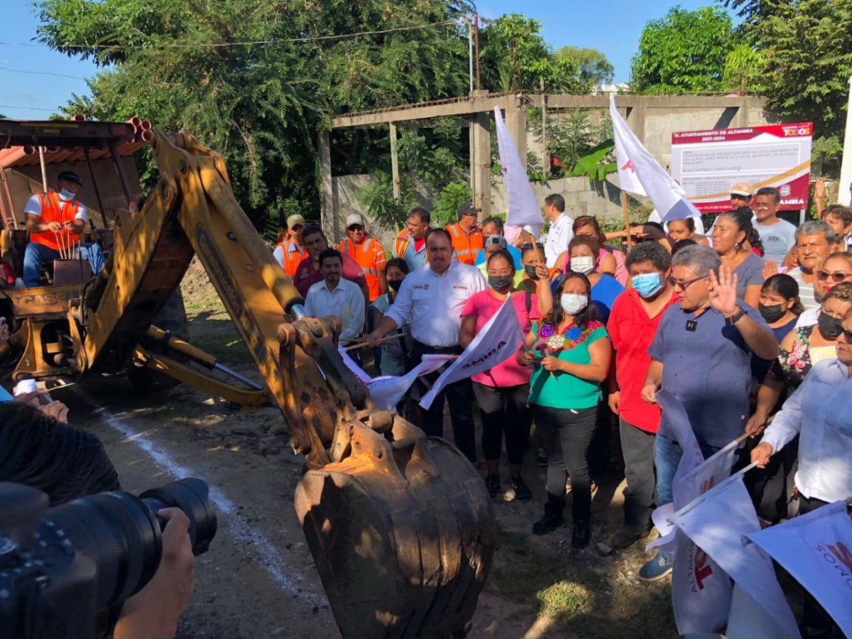 Inicia gobierno de Armando Martínez magna obra en sector Monte de los Olivos