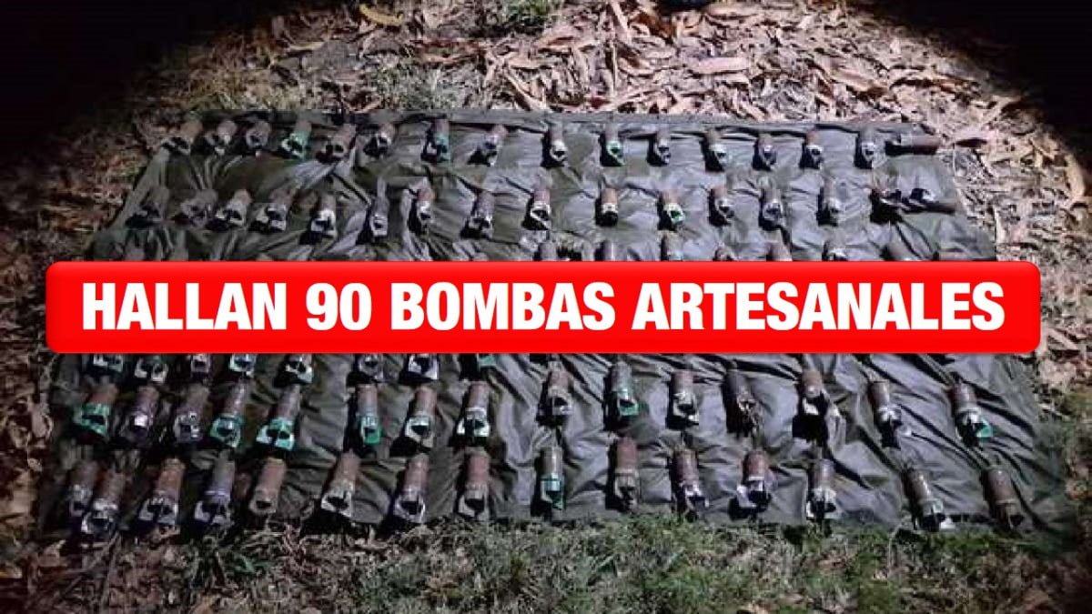 Ejército halla 90 bombas artesanales en Michoacán