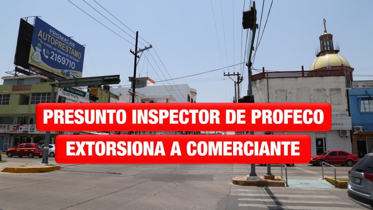 Presunto inspector de PROFECO extorsiona a comerciante de Madero