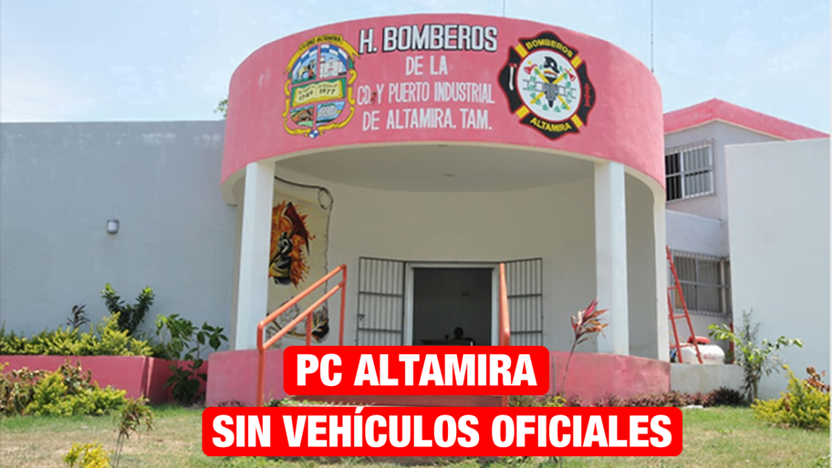 PC Altamira atiende reportes en vehículos particulares; no tienen unidades oficiales